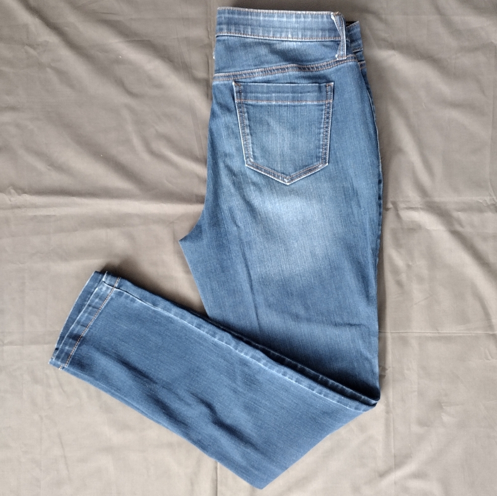 Kim Rogers Stretch Skinny Jeans Elastic Waist Women's Size 8
